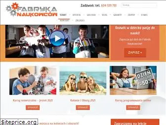 fabrykanaukowcow.pl