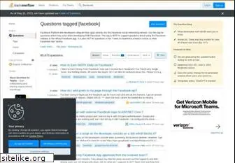 facebook.stackoverflow.com