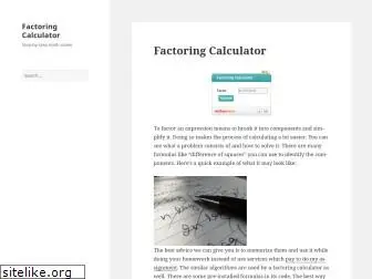 factoring-calculator.org