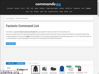 factoriocommands.com