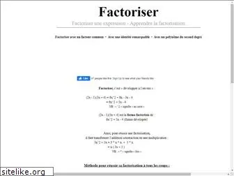 factoriser.com