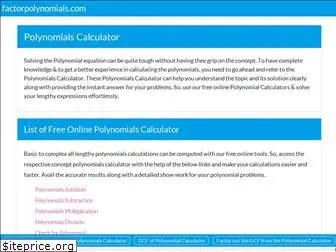 factorpolynomials.com