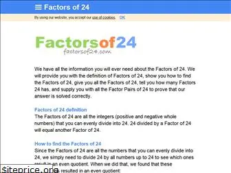 www.factorsof24.com