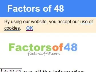 factorsof48.com