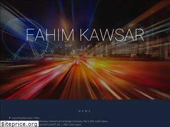 fahim-kawsar.net