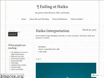 failingathaiku.wordpress.com