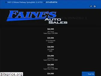 fainesautosales.com