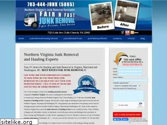 fairfaxvajunkremoval.com