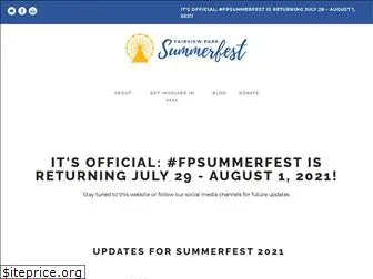 fairviewsummerfest.com