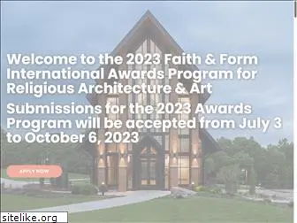 faithandformawards.com