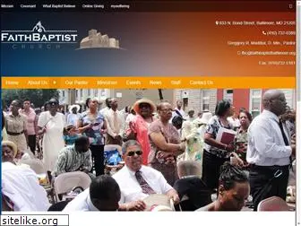 faithbaptistbaltimore.org