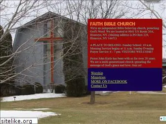 faithbiblechurchhoneoye.org