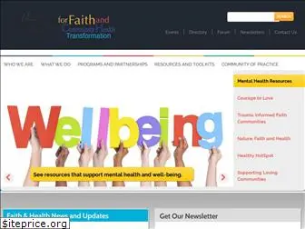 faithhealthtransformation.org