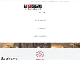 faithincanada150.ca