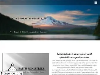 faithministriesliterature.org