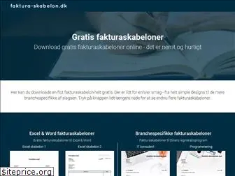 faktura-skabelon.dk