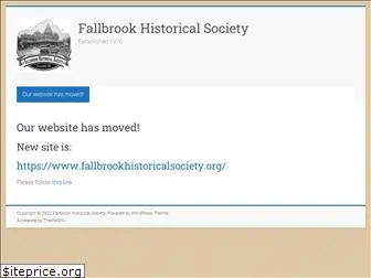 fallbrookhistoricalsociety.com