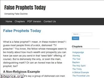 falseprophetstoday.com