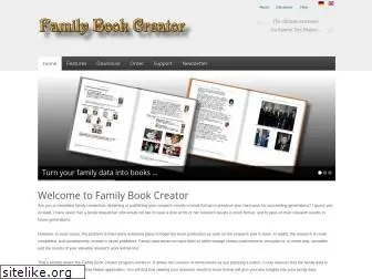 familybookcreator.com