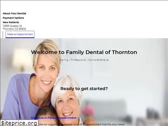 familydentalofthornton.com