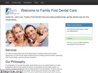familyfirstdentalcare.com