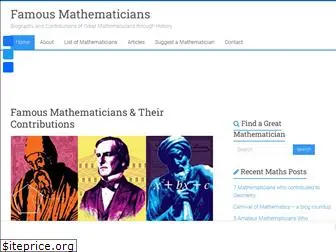 famous-mathematicians.com