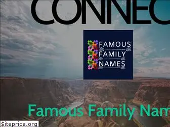 famousfamilynames.com