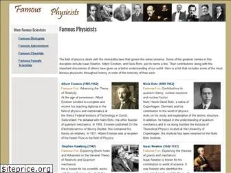 famousphysicists.org