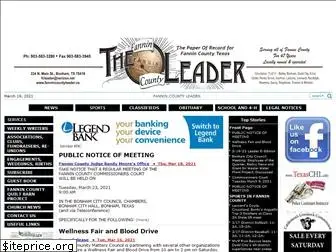 fannincountyleader.info