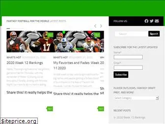 fantasyfootballforthepeople.com