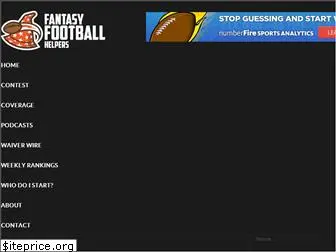 fantasyfootballhelpers.com