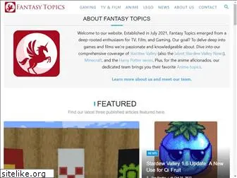 fantasytopics.com