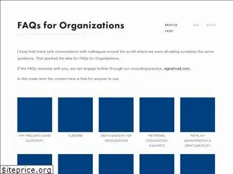 faqsfororgs.com