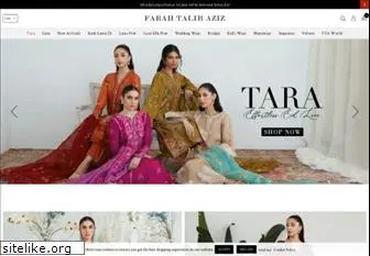 farahtalibaziz.com.pk
