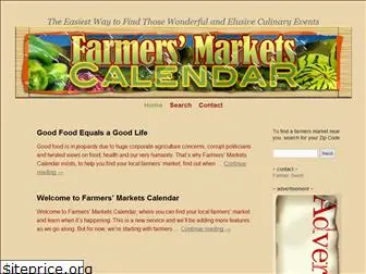 farmersmarketscalendar.com
