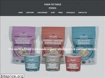 farmtotablefoods.com