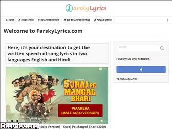 farskylyrics.com
