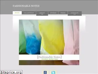 fashionablenotes.com