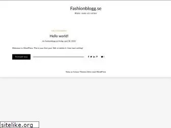 fashionblogg.se