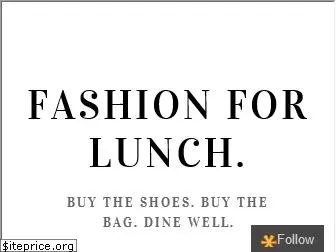 fashionforlunch.net