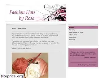 fashionhatsbyrosa.com