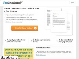 fastcoverletter.com