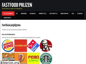 fastfoodprijslijst.nl