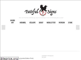 fatefulsigns.com