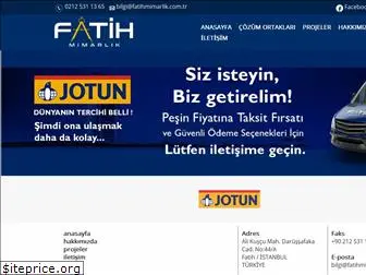 fatihmimarlik.com.tr