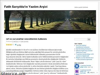 fatihsariyildiz.wordpress.com