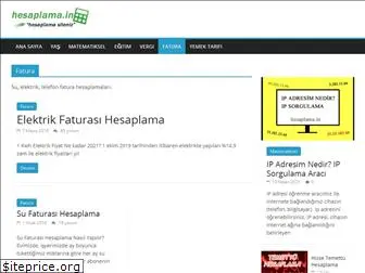 fatura.hesaplama.in