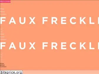 fauxfreckles.com