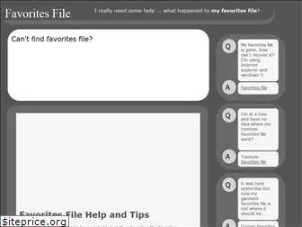 favoritesfile.com