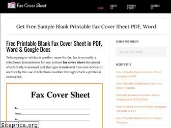faxcover-sheet.com